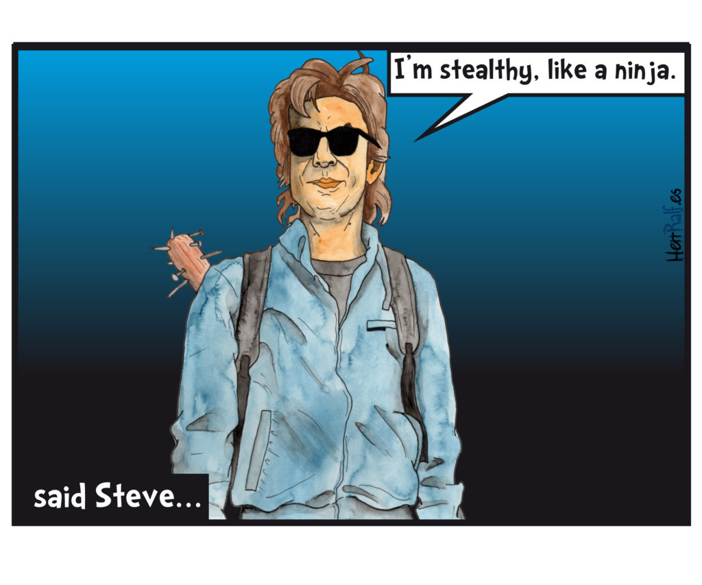 Stranger Things in a comic: Steve.