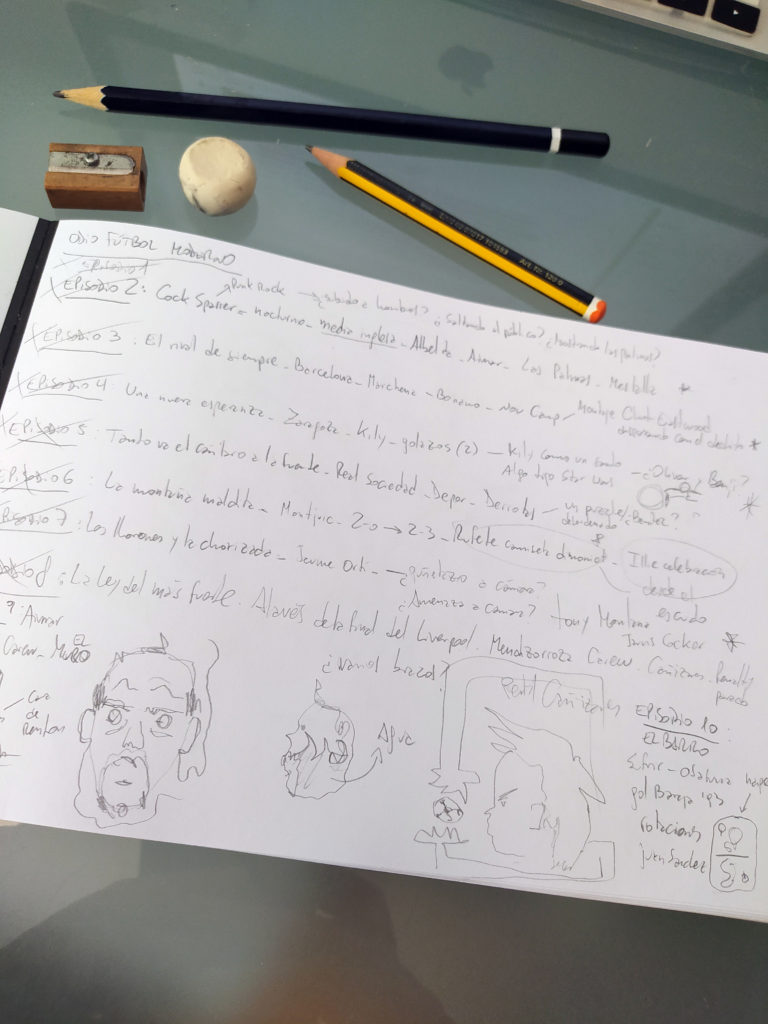 Some notes and sketches.